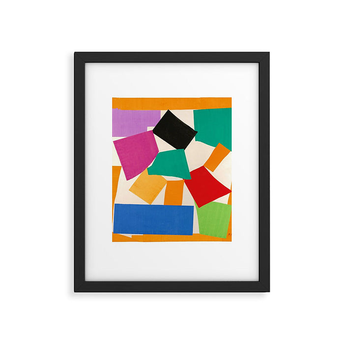 Henri Matisse - The Snail cut-out series portrait painting Framed Art Print Gallery Image 1