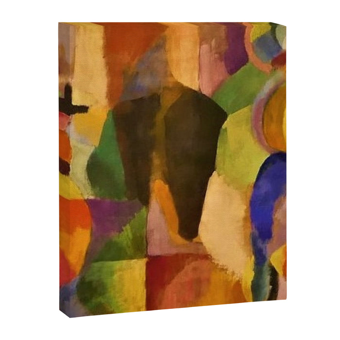 La Bal Bullier (Dancers under Saint-Michel Theater Dome Lights) by Sonia Delaunay Canvas Print Gallery Image 1
