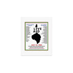 Live Aid 1985 Vintage JFK & Wembley Stadium Concert Festival Gig Advertising Music Poster Art Print Gallery Image 1