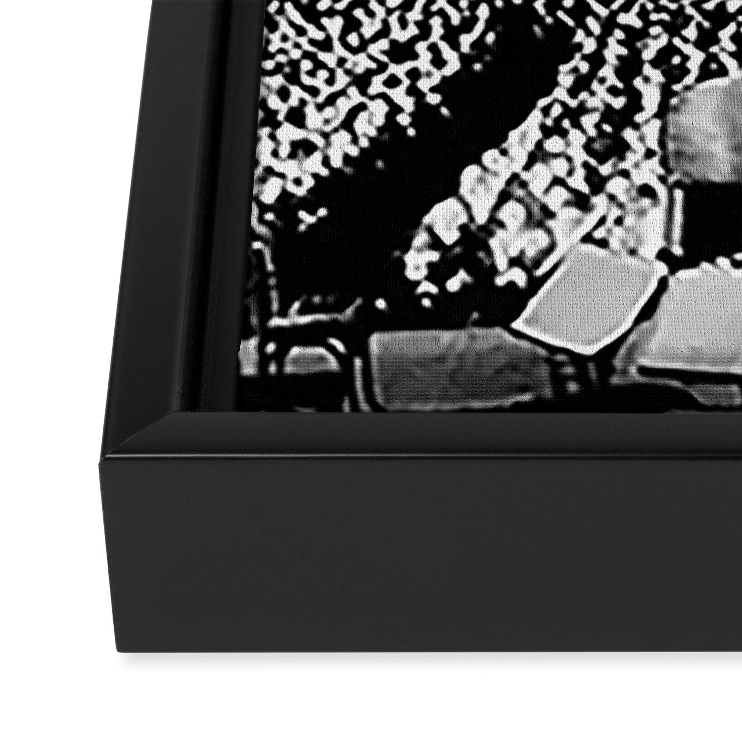 Metropolitan Opera House, New York City black and white photography / black and white photographs Framed Canvas Print Gallery Image 3