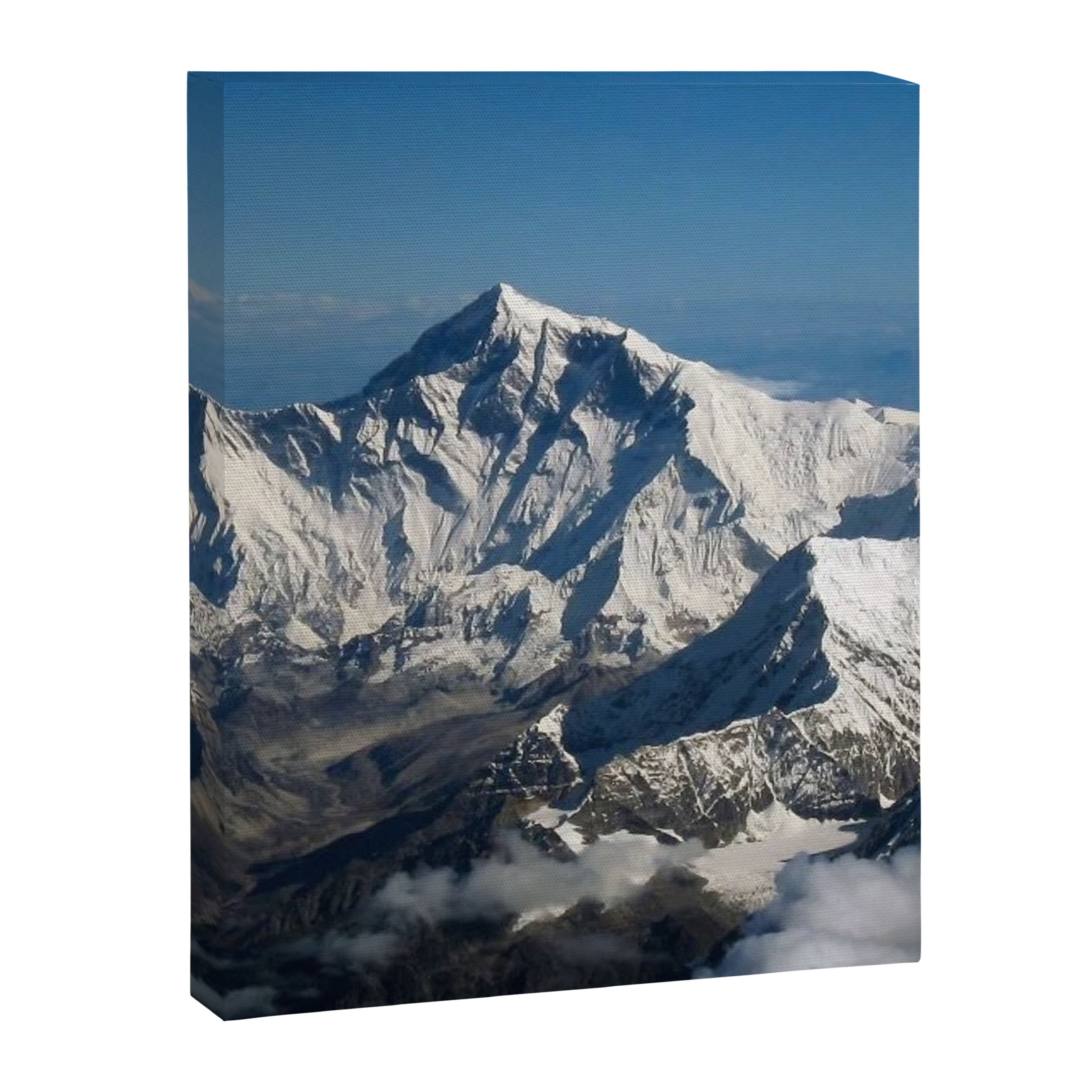Mount Everest and the Snowy Himalayas, China-Nepal border Canvas Print Gallery Image 6