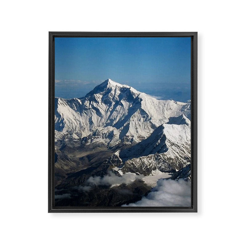 Mount Everest and the Snowy Himalayas, China-Nepal border Framed Canvas Print Gallery Image 6