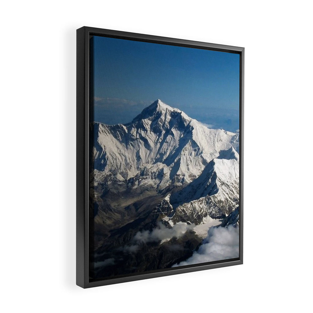 Mount Everest and the Snowy Himalayas, China-Nepal border Framed Canvas Print Gallery Image 2