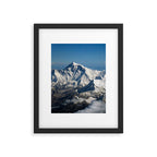 Mount Everest and the Snowy Himalayas, China-Nepal border Framed Art Print Gallery Image 5