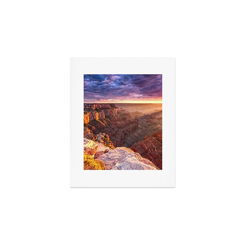 Purple Sunset at the Grand Canyon Art Print Gallery Image 1