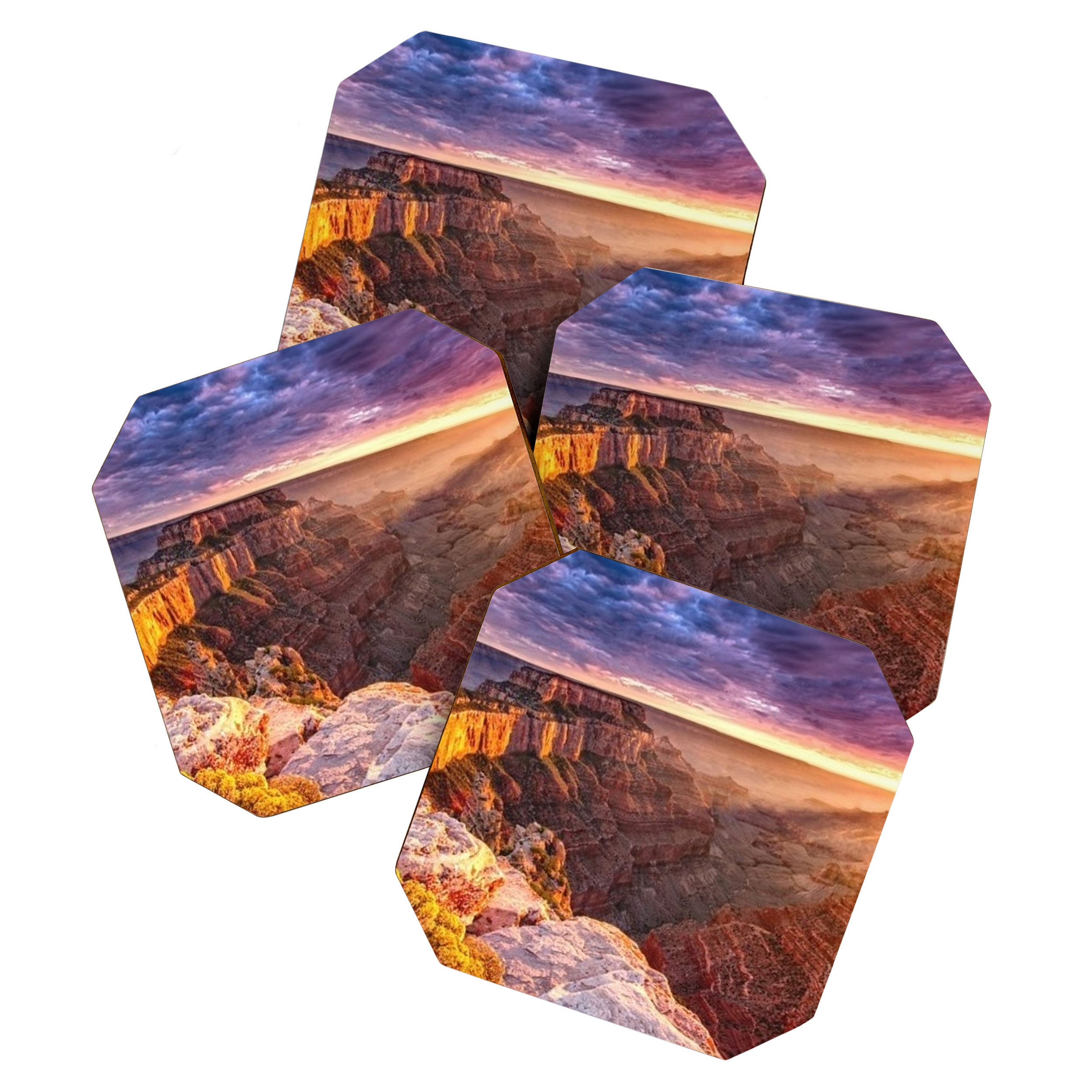 Purple Sunset at the Grand Canyon Coaster Gallery Image 1