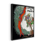 Roaring twenties Ziegfeld Follies Parisian Josephine Baker Casino de Paris performance African American cabaret vintage poster Framed Canvas Print Gallery Image 2