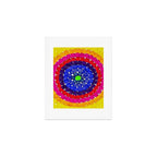 'Sunrise Over Harlem,' portrait painting in the style of Alma Thomas Art Print Gallery Image 1