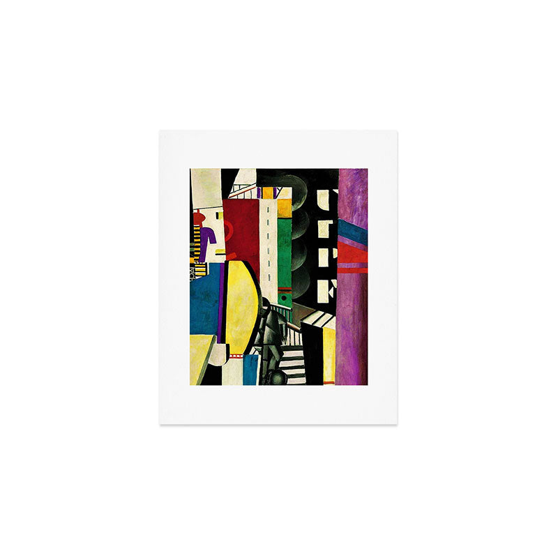 The City - La Ville by by Fernand Léger Art Print Gallery Image 1