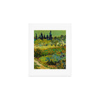 The Garden at Arles, France by Vincent Van Gogh Art Print Gallery Image 1