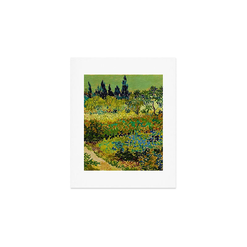 The Garden at Arles, France by Vincent Van Gogh Art Print Gallery Image 1