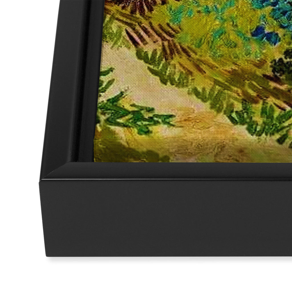 The Garden at Arles, France by Vincent Van Gogh Framed Canvas Print Gallery Image 3