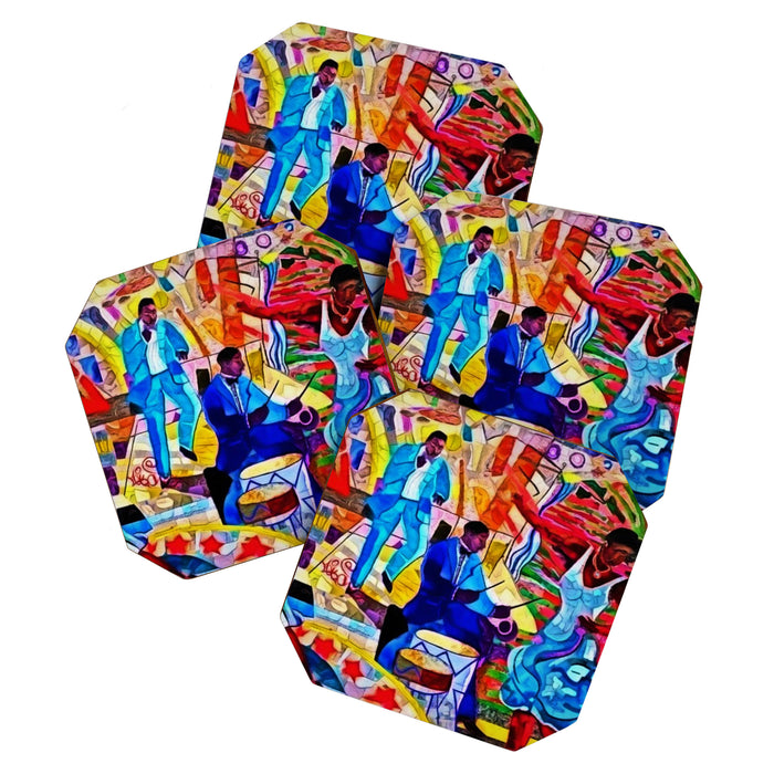 African-American 'The Spirit of Harlem' Historical Mural Portrait Coaster Gallery Image 1