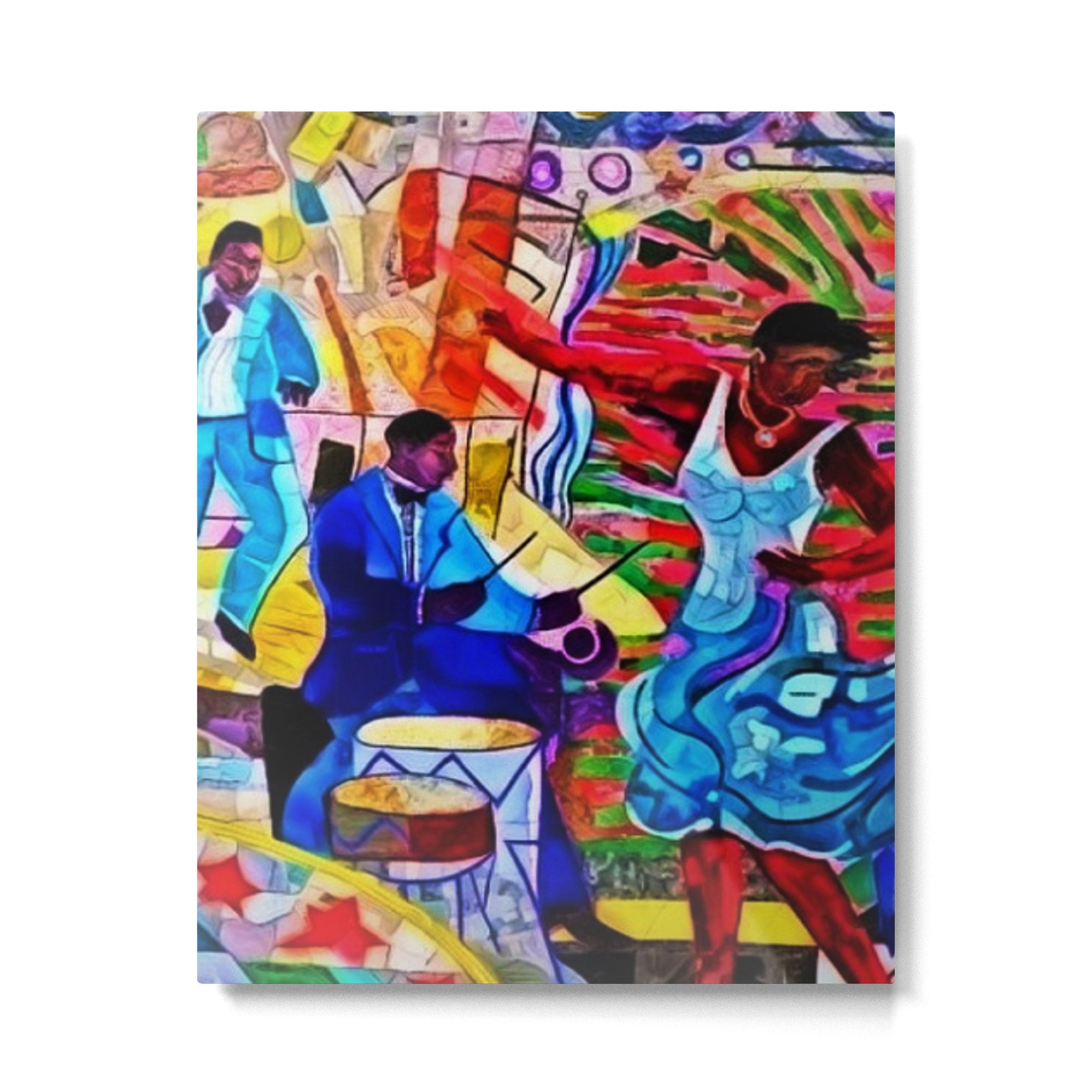 African-American 'The Spirit of Harlem' Historical Mural Portrait Metal Print Gallery Image 4