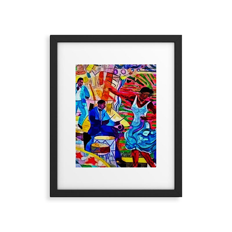 African-American 'The Spirit of Harlem' Historical Mural Portrait Framed Art Print Gallery Image 5