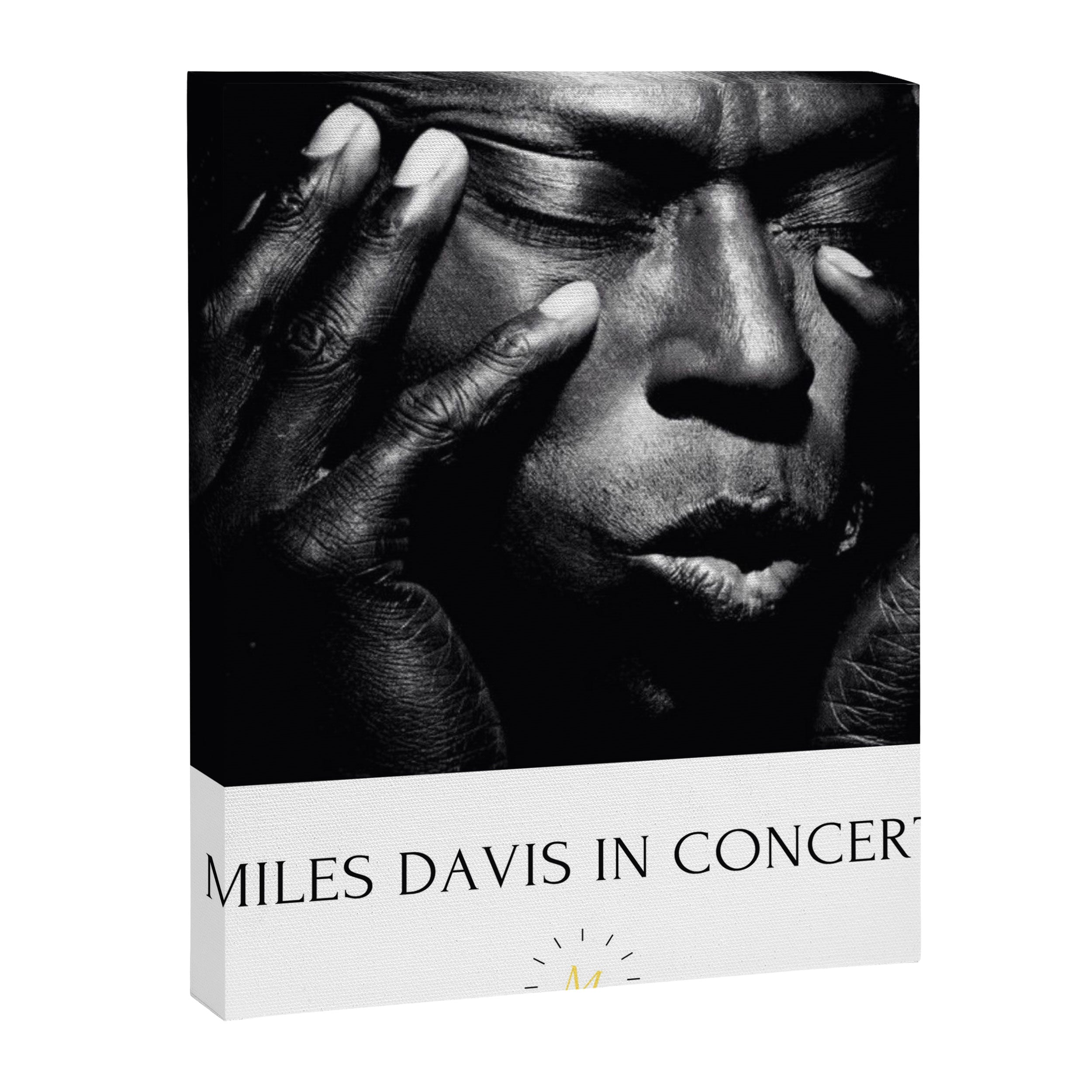 Vintage Miles Jazz in Concert Advertising Music Poster Canvas Print Gallery Image 8
