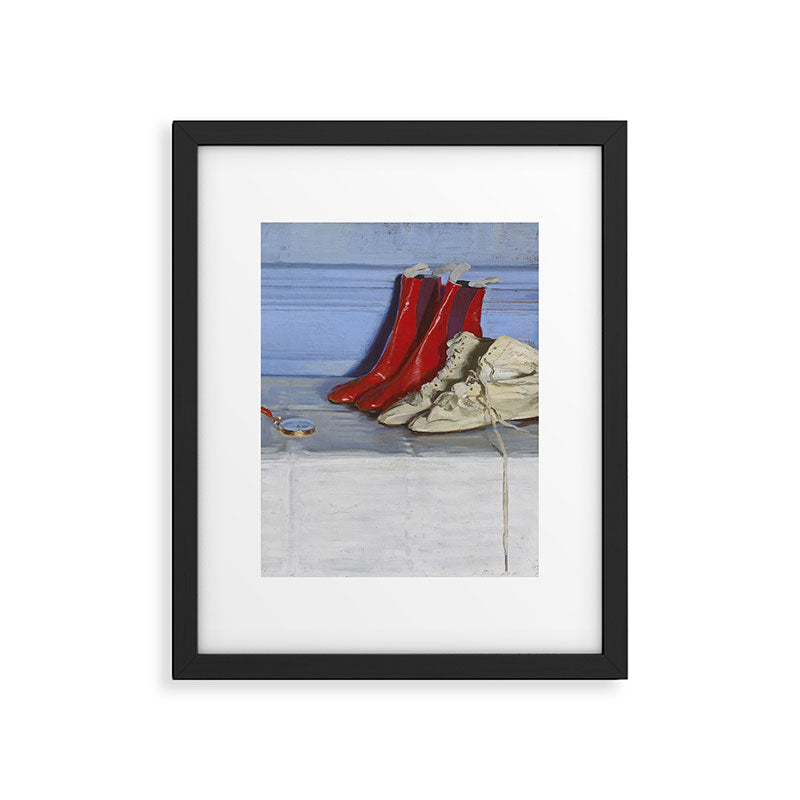 William Nicholson - Miss S's Boots (1919) still life fashion portrait painting Framed Art Print Gallery Image 6