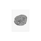 Shenandoah National Park, Oak - Tree ring ink woodblock print  Art Print Gallery Image 1