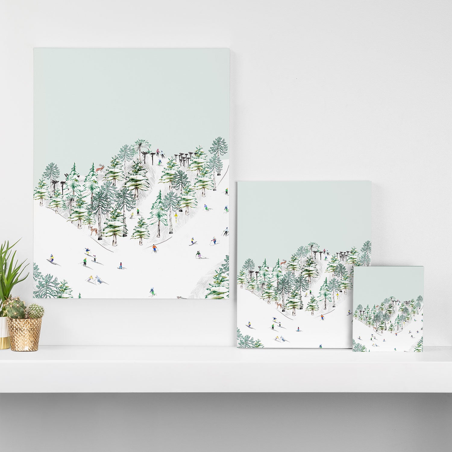SKI Canvas Print Gallery Image 3