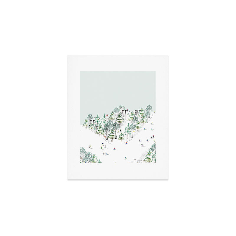 SKI Art Print