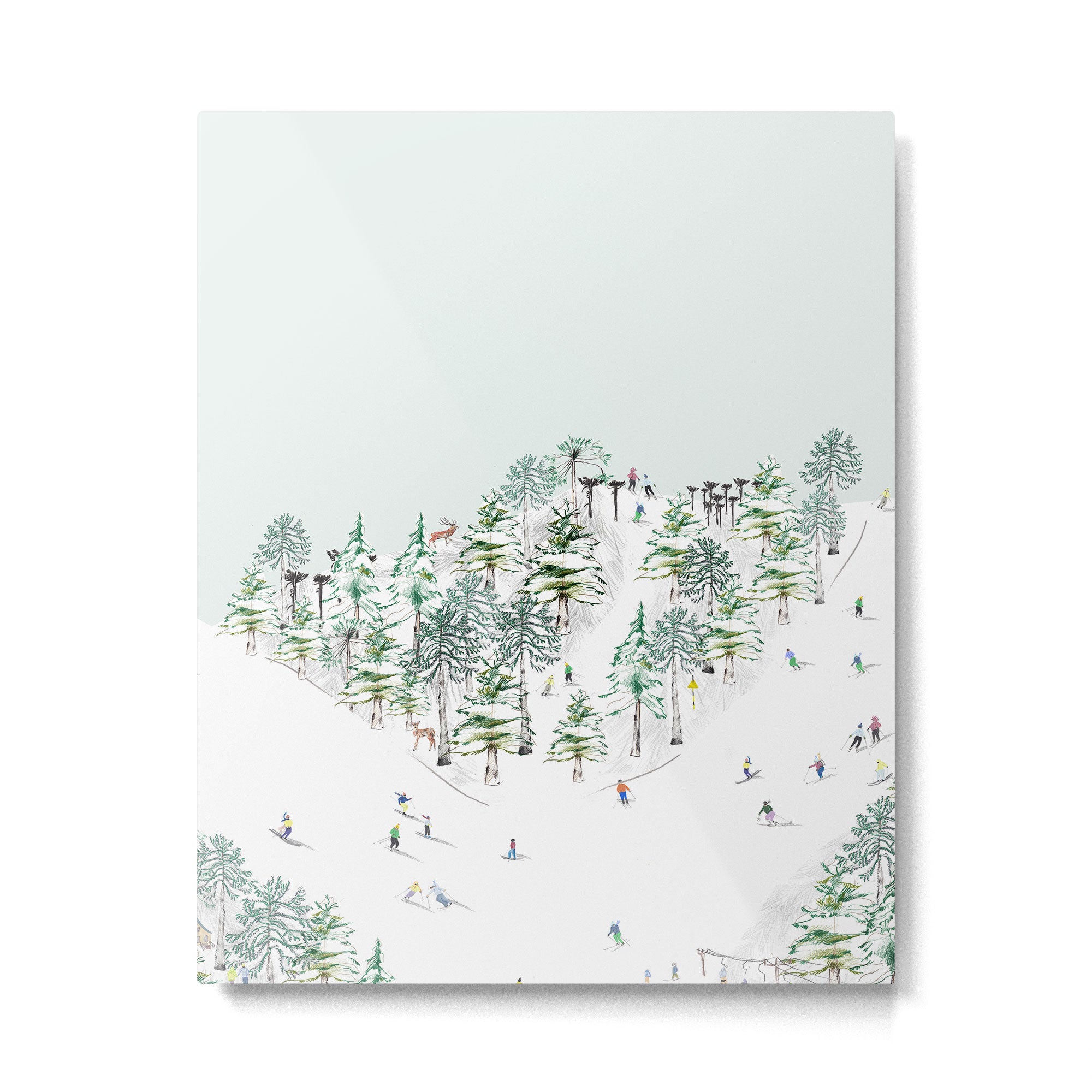 SKI Metal Print Gallery Image 6