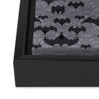 Balinese Bat Colony Print - Gray Framed Canvas Print Gallery Image 3
