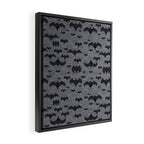 Balinese Bat Colony Print - Gray Framed Canvas Print Gallery Image 2