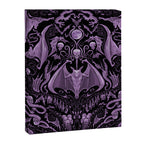 Bats and Beasts (Purple) Canvas Print Gallery Image 6