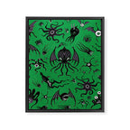 Cosmic Horror Critters Framed Canvas Print Gallery Image 8