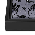 Cosmic Horror Critters in Twilight Zone Glow Framed Canvas Print Gallery Image 3