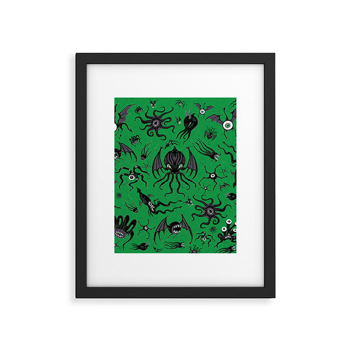 Cosmic Horror Critters Framed Art Print Gallery Image 1