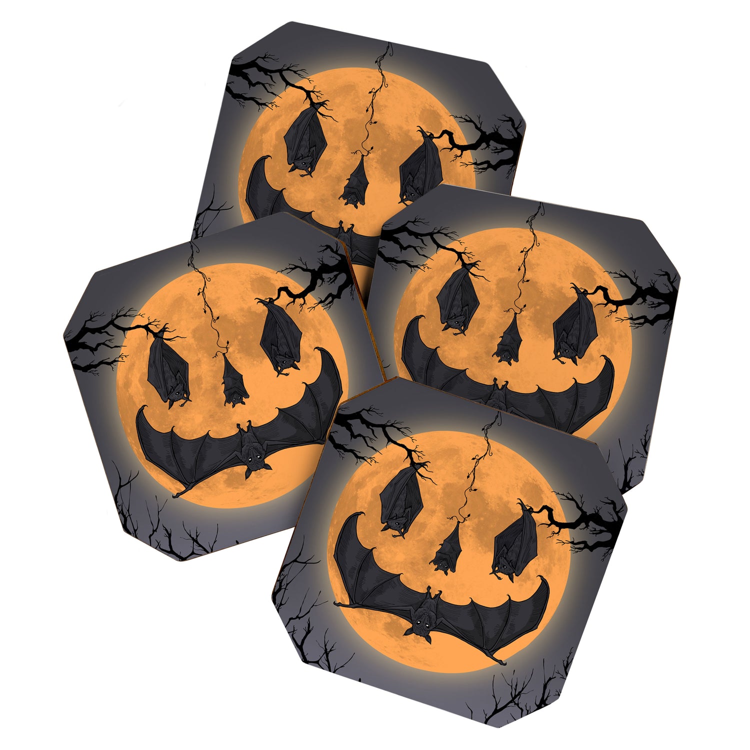 Halloween Moon Coaster Gallery Image 1