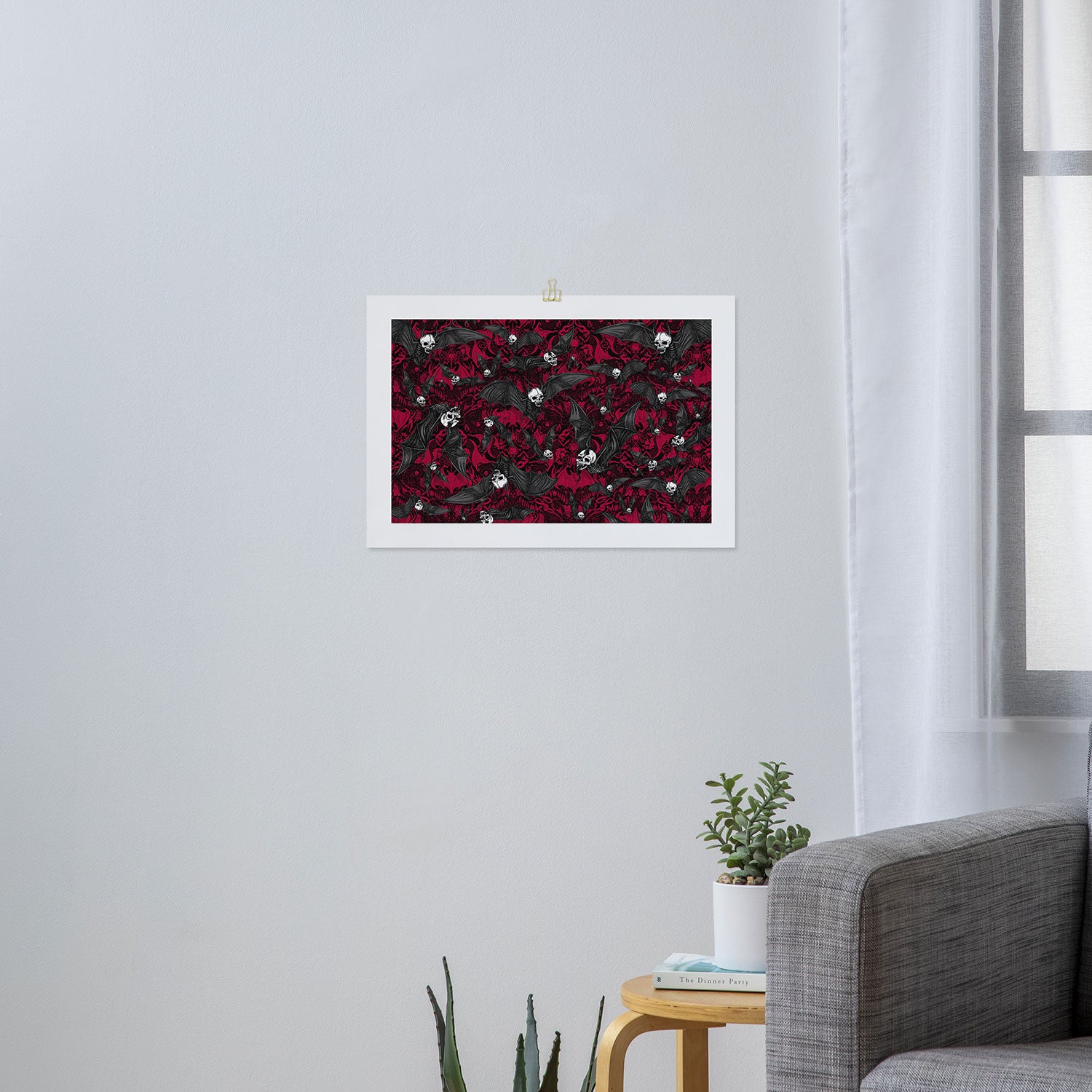 Skelebats - Blood Bath Art Print Gallery Image 3