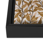  Autumn Botnica Foliage in Neutral Framed Canvas Print Gallery Image 3