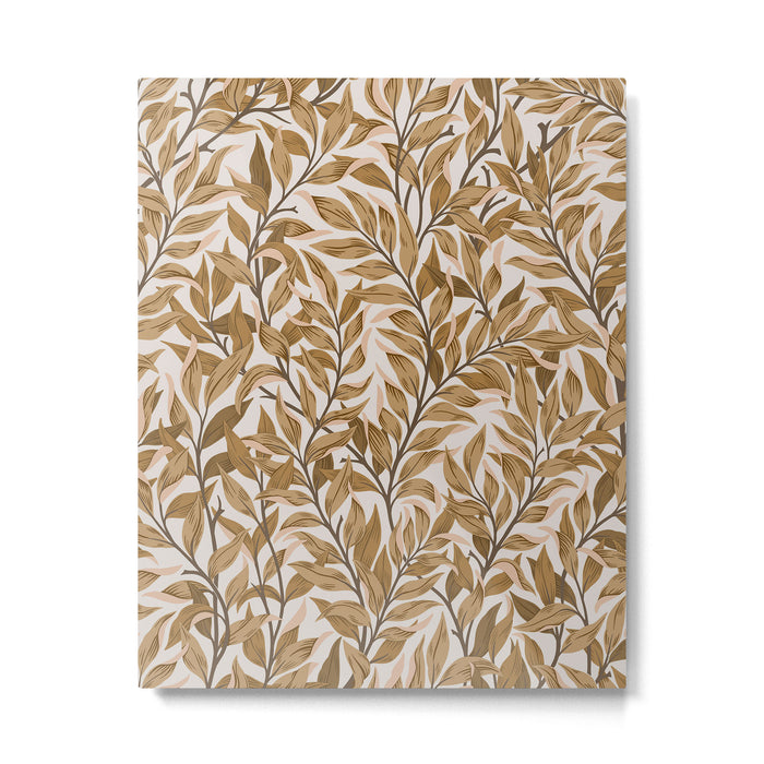  Autumn Botnica Foliage in Neutral Metal Print Gallery Image 1