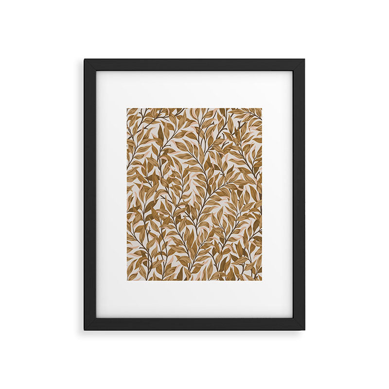  Autumn Botnica Foliage in Neutral Framed Art Print Gallery Image 5