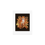 Autumn Jungle Tiger Art Print Gallery Image 1