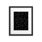 Black and White Constellations Framed Art Print Gallery Image 5