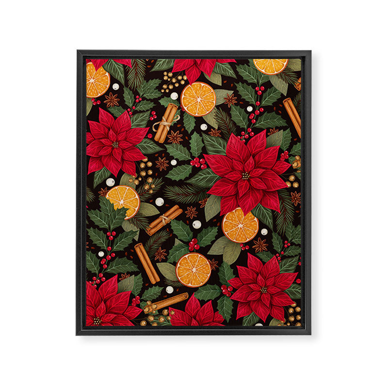 Christmas Stars and Spices Framed Canvas Print Gallery Image 6