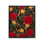 Christmas Stars and Spices Framed Canvas Print Gallery Image 6