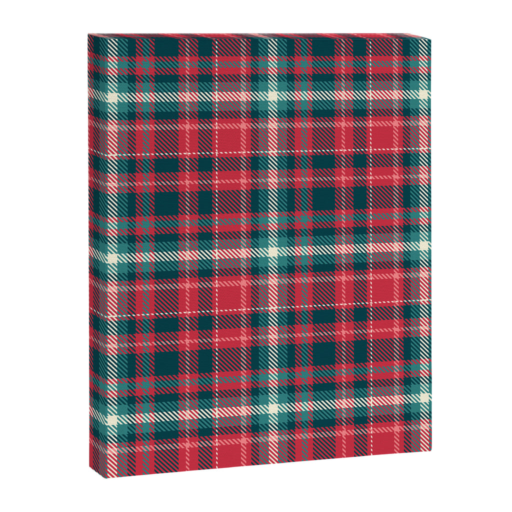 Classic Christmas Plaid Canvas Print Gallery Image 6