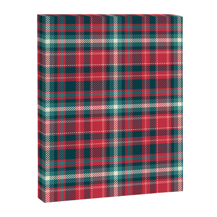 Classic Christmas Plaid Canvas Print Gallery Image 1