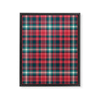Classic Christmas Plaid Framed Canvas Print Gallery Image 6