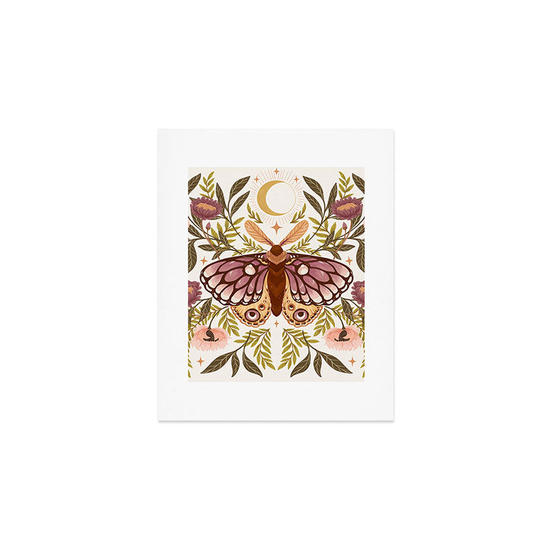 Countryside Garden Moth Art Print Gallery Image 1