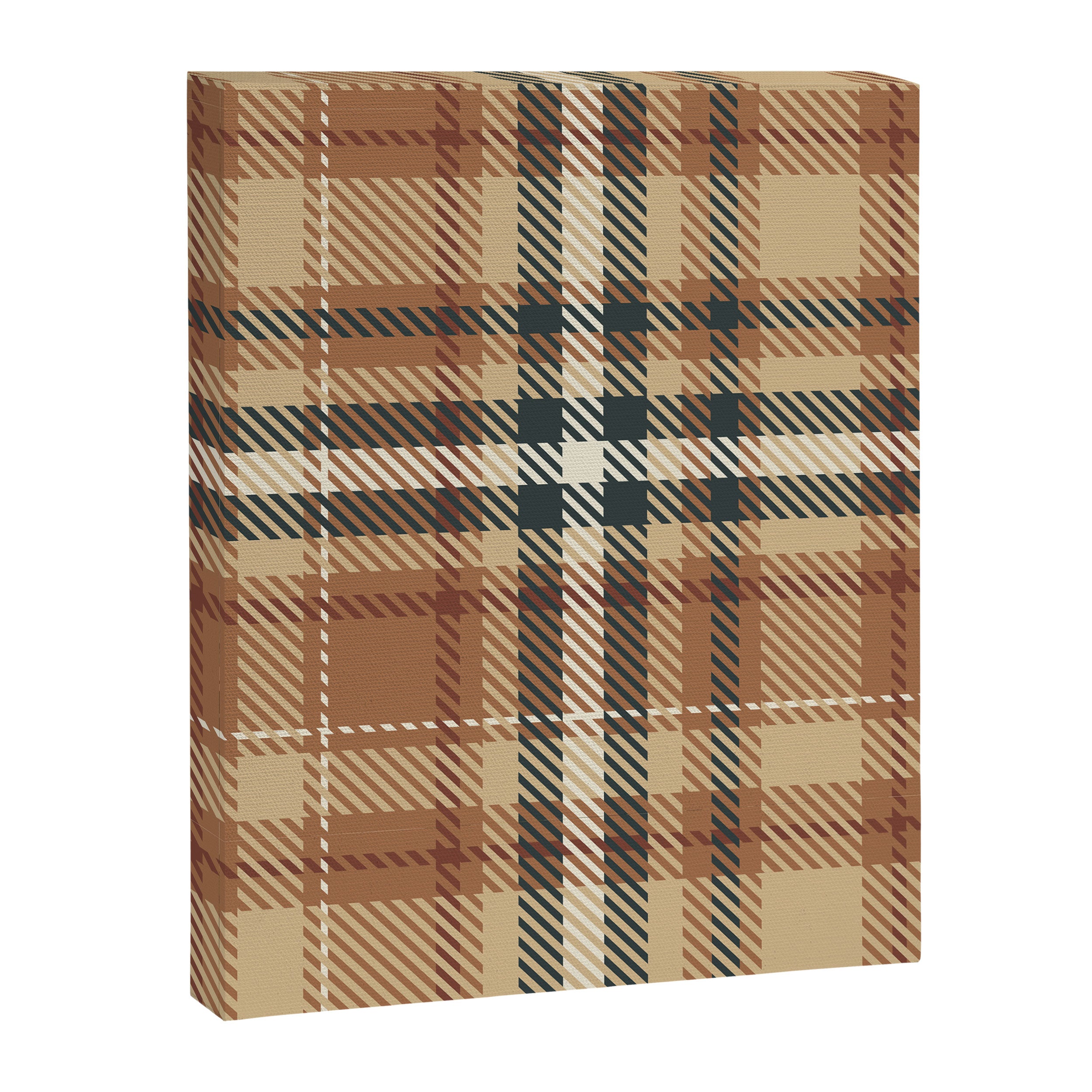 Cozy Autumn Plaid Canvas Print Gallery Image 6