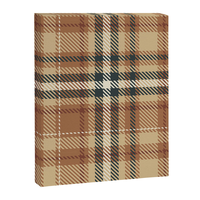 Cozy Autumn Plaid Canvas Print Gallery Image 1