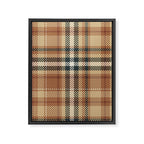 Cozy Autumn Plaid Framed Canvas Print Gallery Image 6
