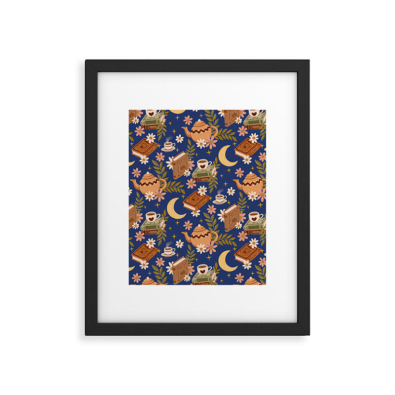 Cozy Evening In Blue Framed Art Print Gallery Image 5