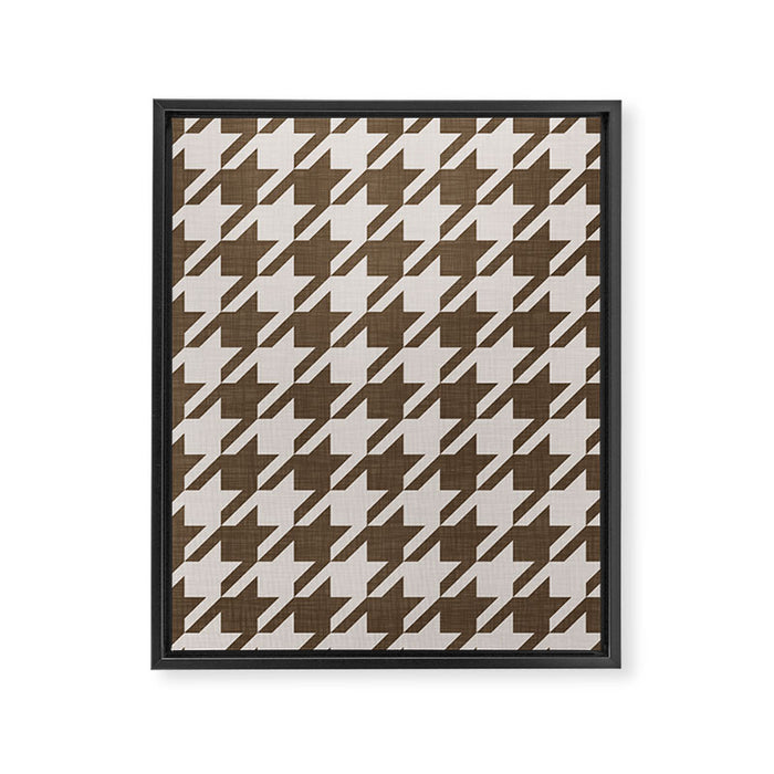 Cozy Heirloom in Coffee Framed Canvas Print Gallery Image 1