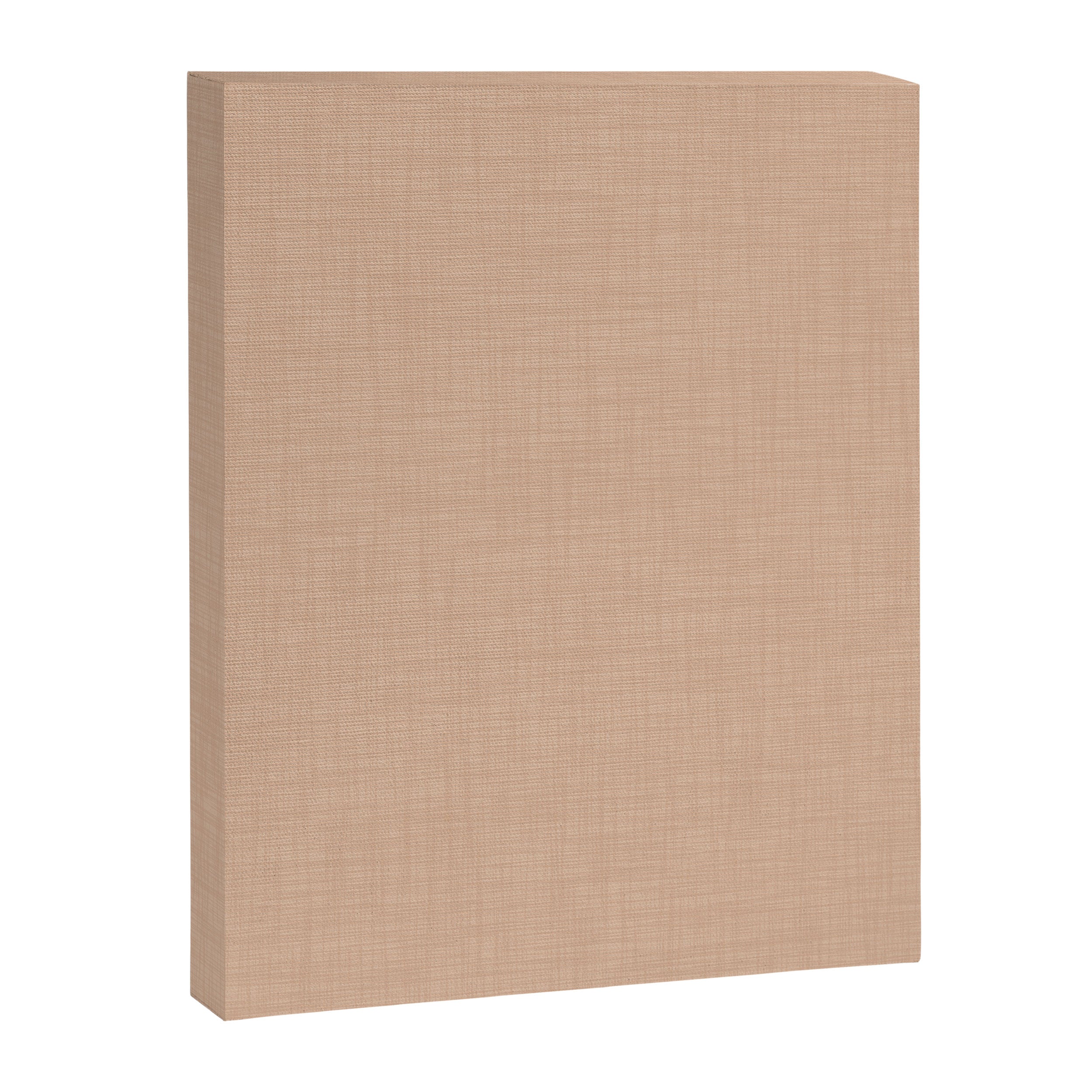 Cozy Linen Effect in Amberlight Cream Canvas Print Gallery Image 8
